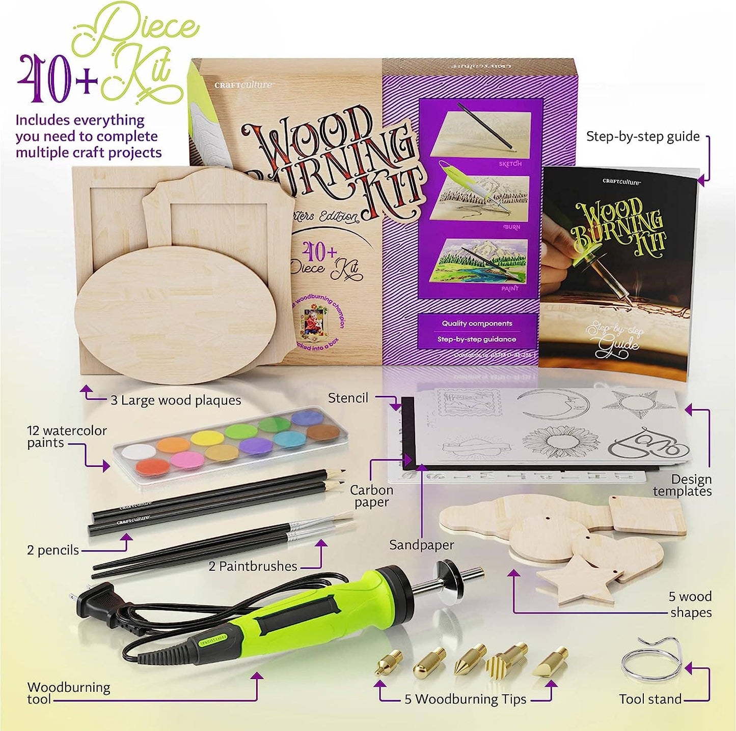 Beginners Wood Burning Kit for Kids