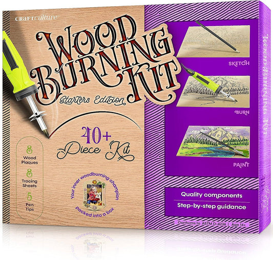 Beginners Wood Burning Kit for Kids