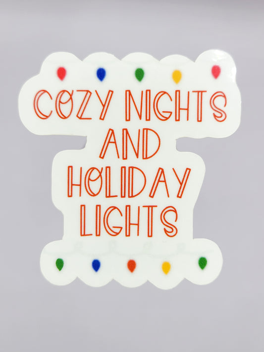 Holiday Lights Sticker