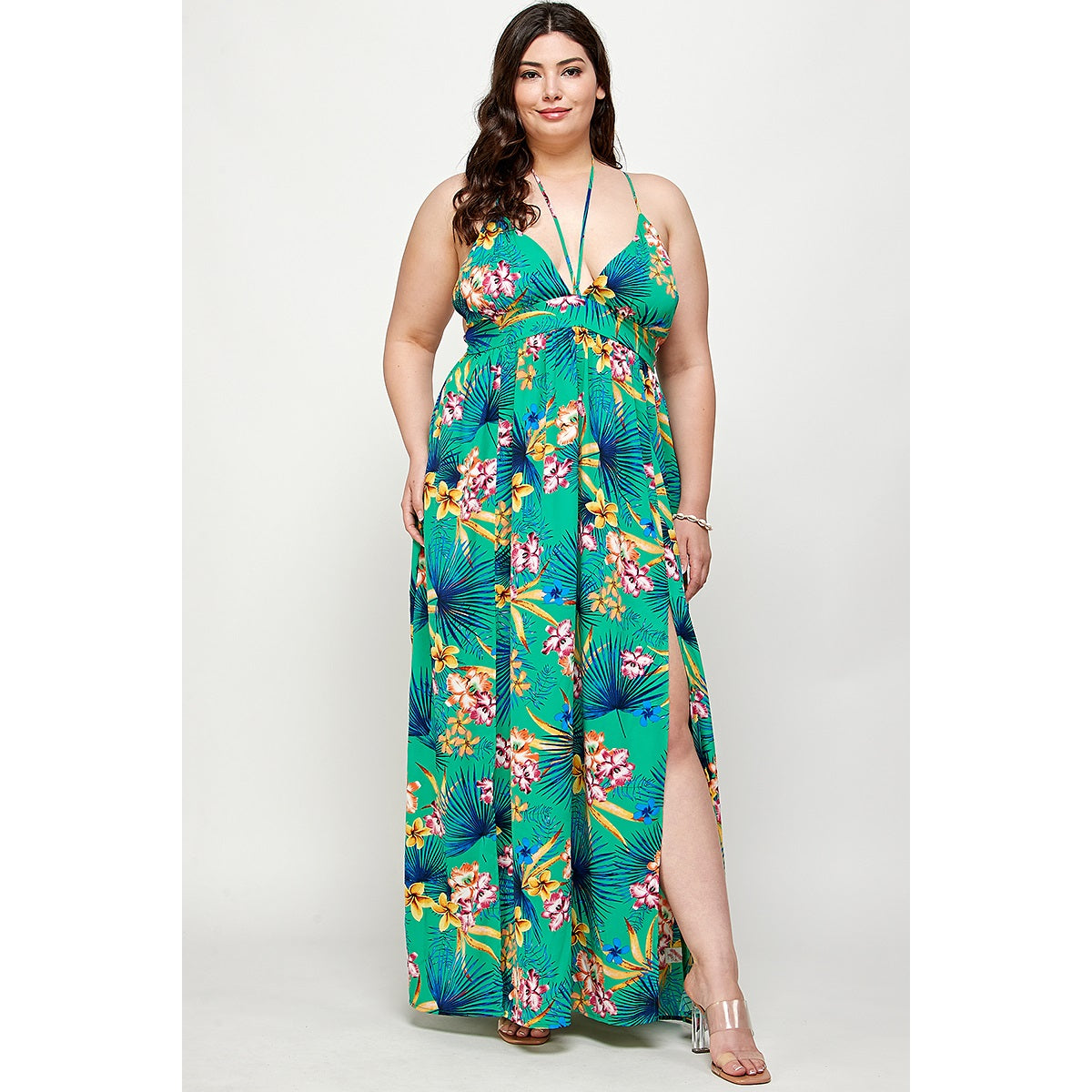 Plus size tropical outlet clothing